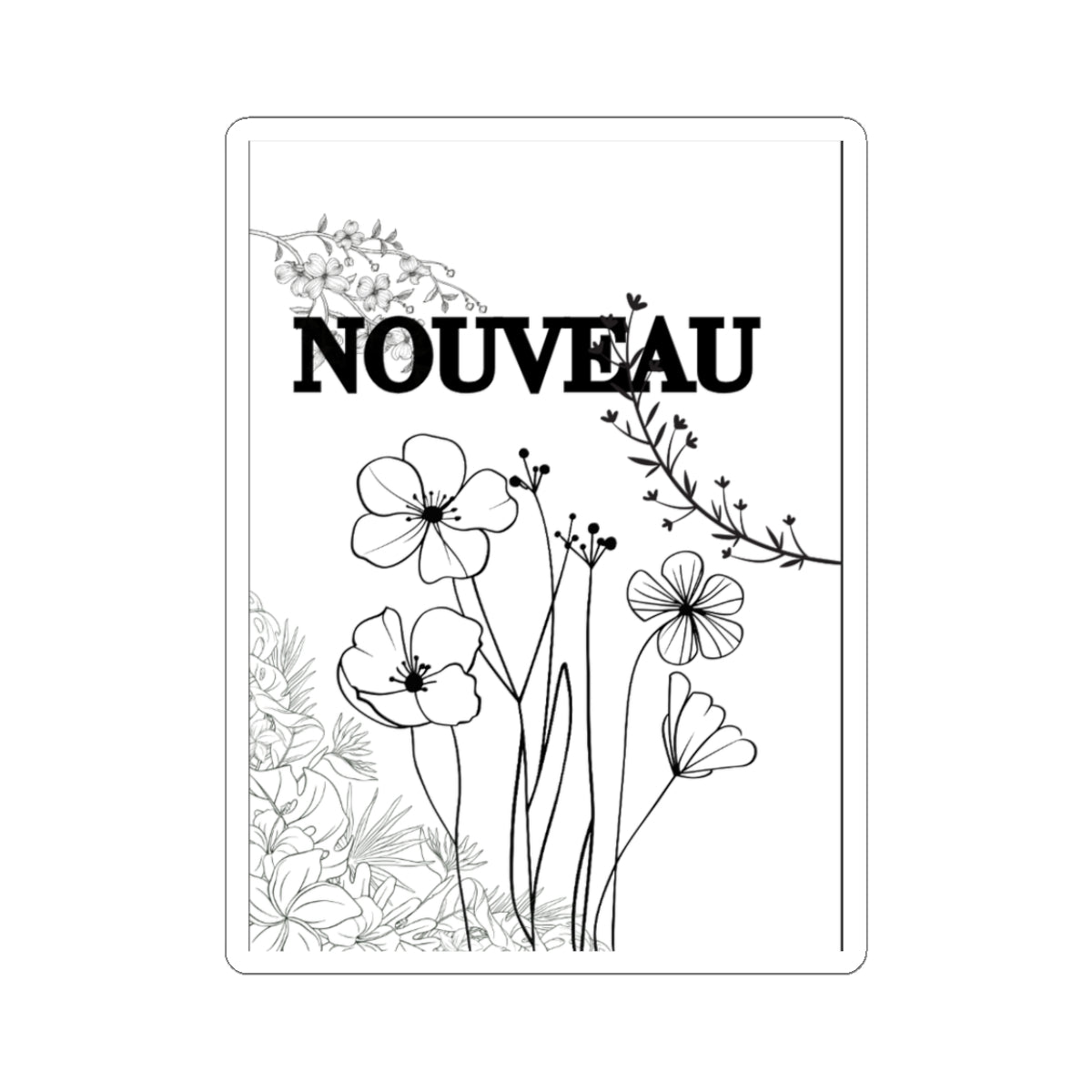NOUVEAU Flower Child Sticker