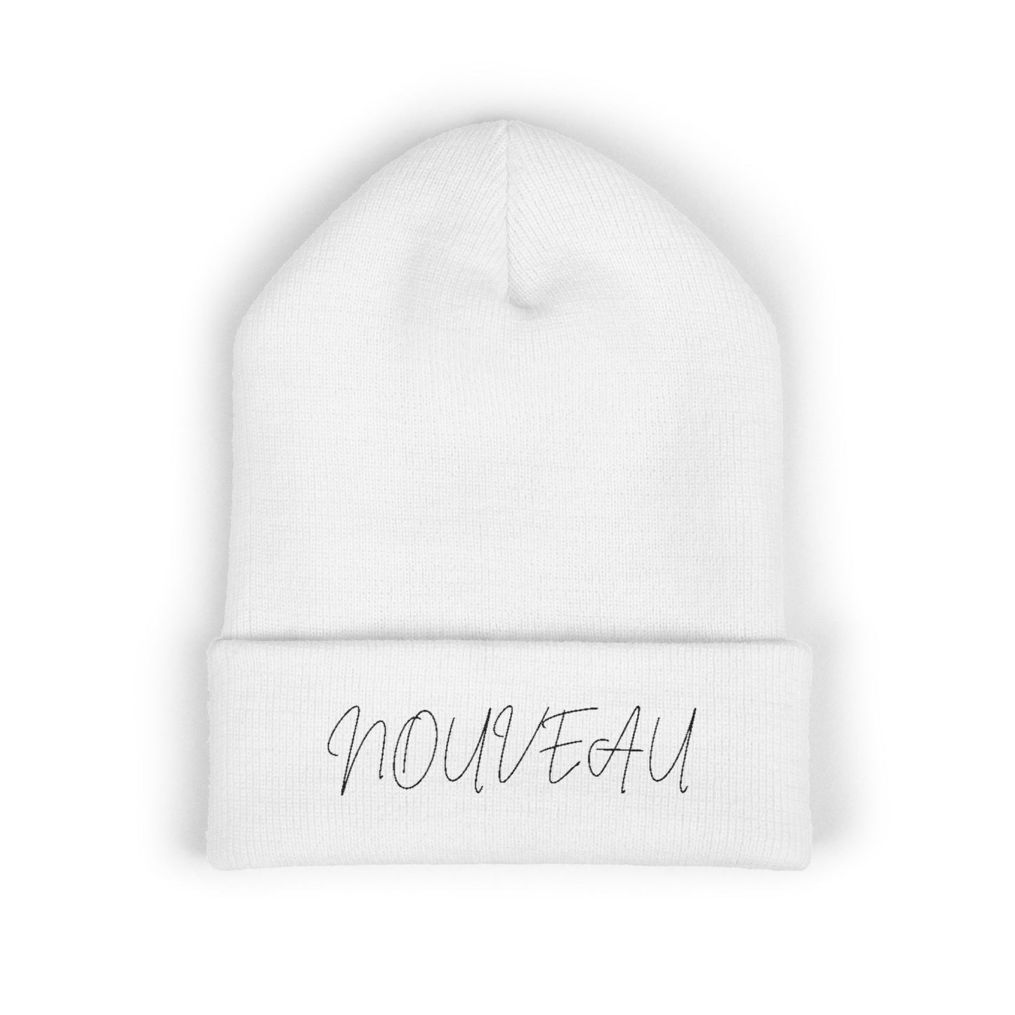 NOUVEAU Embroidered Cuffed Beanie